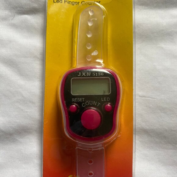 1 LED Finger Tally Counter Digital Electronic Tasbeeh Counter Handheld Religious - Picture 3 of 9